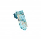 Blue Gold Marble Necktie