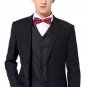 Ornamental Red and Purple Adjustable Bowtie
