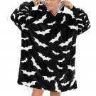 Men's Bat Silhouette Blanket Hoodie