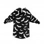 Women's Bat Silhouette Blanket Hoodie