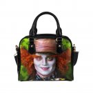Johnny the Mad Hatter in Alice PU Leather Shoulder Handbag Bag