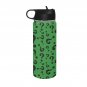 Riddler Riddle Green Questions Water Insulated Bottles With Straw Lid (18 OZ)