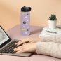 Luna Cat Bunny Star Moon Kawaii Anime Water Insulated Bottles With Straw Lid (18 OZ)