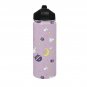 Luna Cat Bunny Star Moon Kawaii Anime Water Insulated Bottles With Straw Lid (18 OZ)