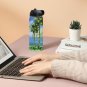 Blue Hedgehog Water Insulated Bottles With Straw Lid (18 OZ)