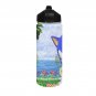 Blue Hedgehog Water Insulated Bottles With Straw Lid (18 OZ)