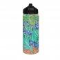Irises Van Gogh Water Insulated Bottles With Straw Lid (18 OZ)