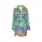 Women's Irises Van Gogh Fleece Robe