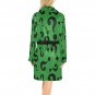 Women's Riddler Riddle Green Questions Fleece Robe