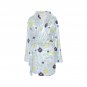 Women's Luna Bunny Star Moon Kawaii Anime Fleece Robe Blue