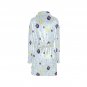 Women's Luna Bunny Star Moon Kawaii Anime Fleece Robe Blue