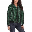 Matrix Raining Code Women's Bomber Jacket