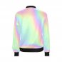 Holographic Print Women's Bomber Jacket