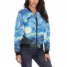 Starry Night Van Gogh Women's Bomber Jacket