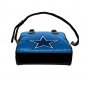 Blue Star Five Pointed PU Leather Shoulder Handbag Bag
