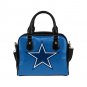 Blue Star Five Pointed PU Leather Shoulder Handbag Bag