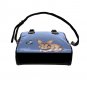 A Rabbit Bunny and Butterfly PU Leather Shoulder Handbag Bag