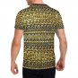 US SIZE Maori Tattoo Pattern Men's Full Print T-Shirt Tee