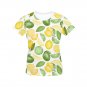 US SIZE Woman's Lemon Lime All Over Print T-shirt Tee