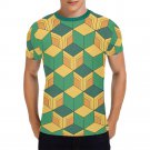 US SIZE Sabito Demon Anime Men's Full Print T-Shirt Tee