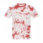US SIZE Blood Splatter Spatter Halloween Men's Full Print T-Shirt Tee
