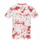 US SIZE Blood Splatter Spatter Halloween Men's Full Print T-Shirt Tee
