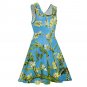 Woman Van Gogh Almond Blossom Sleeveless Skater Dress (Size XS to 5XL)