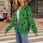 Women's Riddler Riddle Green Questions Cardigan (Size S-4XL)