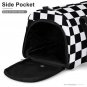 Black White Checkered Checkerboard Gym Bag