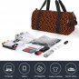 Overlook Brown Geometry Horror Theme Gym Bag