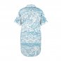 Blue Line Cloud Button Front Shirt Dress (Size XS - 5XL)