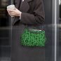 Riddler Green Questions Kisslock Crossbody Shoulder Bag