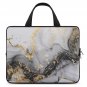Gray Marble Print Laptop Bag Neoprene (Multiple Sizes)