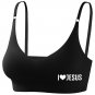 Women's I Love Jesus Seamless Bra (Made in USA, Ship to USA Only)