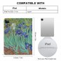 Irises Art Protective Case with Pencil Holder for iPad Pro/Air Multiple Models