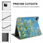 Almond Blossom Art Case with Pencil Holder for iPad Pro/Air Multiple Models
