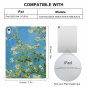 Almond Blossom Art Case with Pencil Holder for iPad Pro/Air Multiple Models