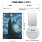 Starry Night Art Case with Pencil Holder for iPad Pro/Air Multiple Models