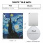 Starry Night Art Case with Pencil Holder for iPad Pro/Air Multiple Models
