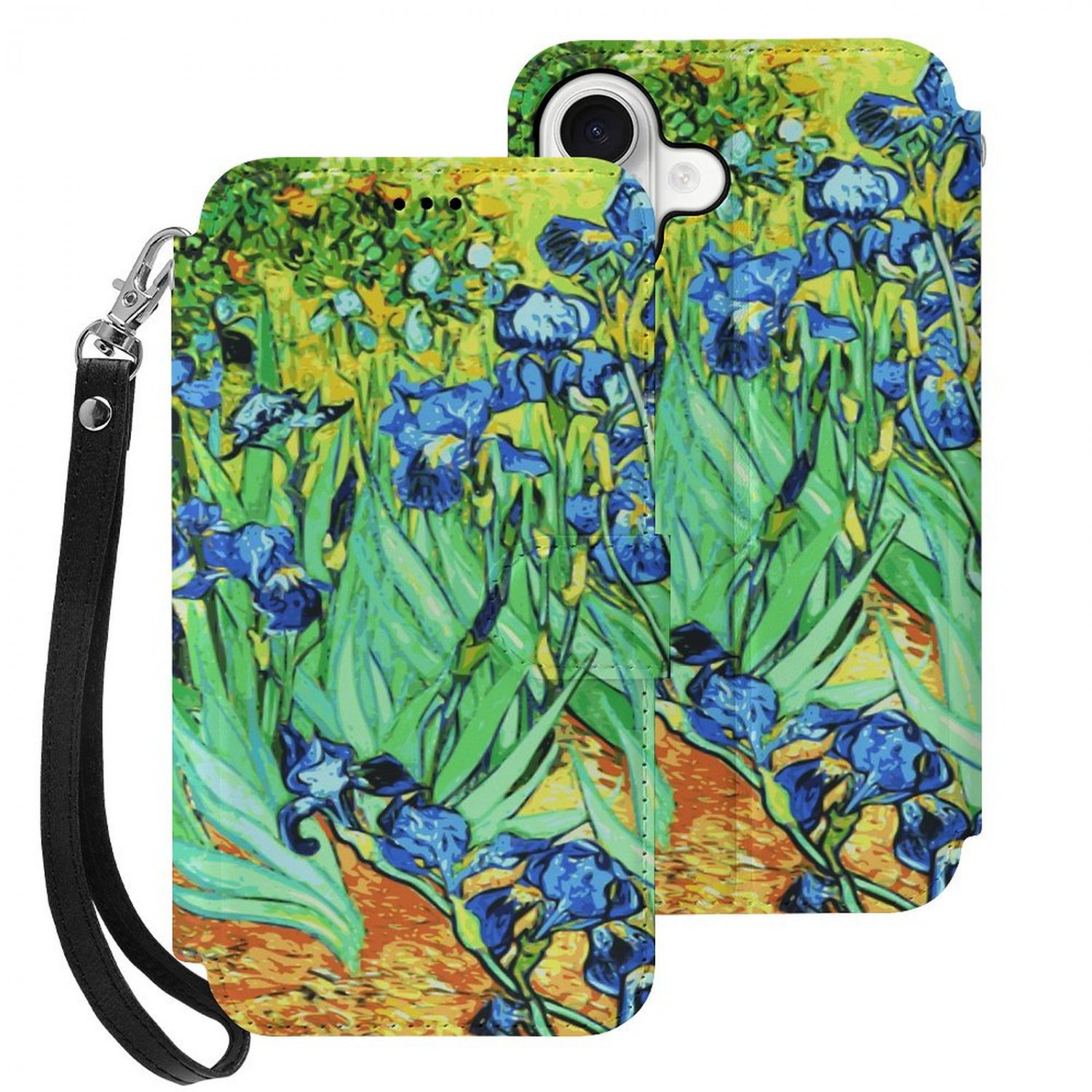 Irises Van Gogh Flip Wallet Case for iPhone 17 / Air /Pro/Pro Max /15/16