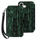 Matrix Raining Code Flip Wallet Case for iPhone 17 / Air /Pro/Pro Max /15/16