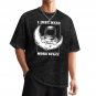 I Need More Space Astronaut Washed Drop Shoulder Cotton T-Shirt (Size S - 2XL)