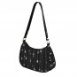 Women's Black Falling Stars Shoulder Bag