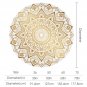 Mandala Round Tablecloth 36" 50" 60" 70"