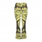 Women's V-Crossover High Waisted Flare Leggings, Butterfly Wings Pattern