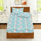 Husky Dog Lover TWIN Bedding Set (Fitted Sheet + 2 pcs Pillowcases) | Ships from USA