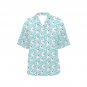 Women's Husky Dog Lover Hawaiian Shirt (Size 2XS-5XL)