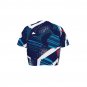 Women&acirc;��s Cropped V-Neck Soccer Jersey, Navy Abstract Pattern