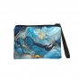 Carry-All Pouch 7''x5'', Marble Blue Art