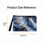 Carry-All Pouch 7''x5'', Marble Navy Art